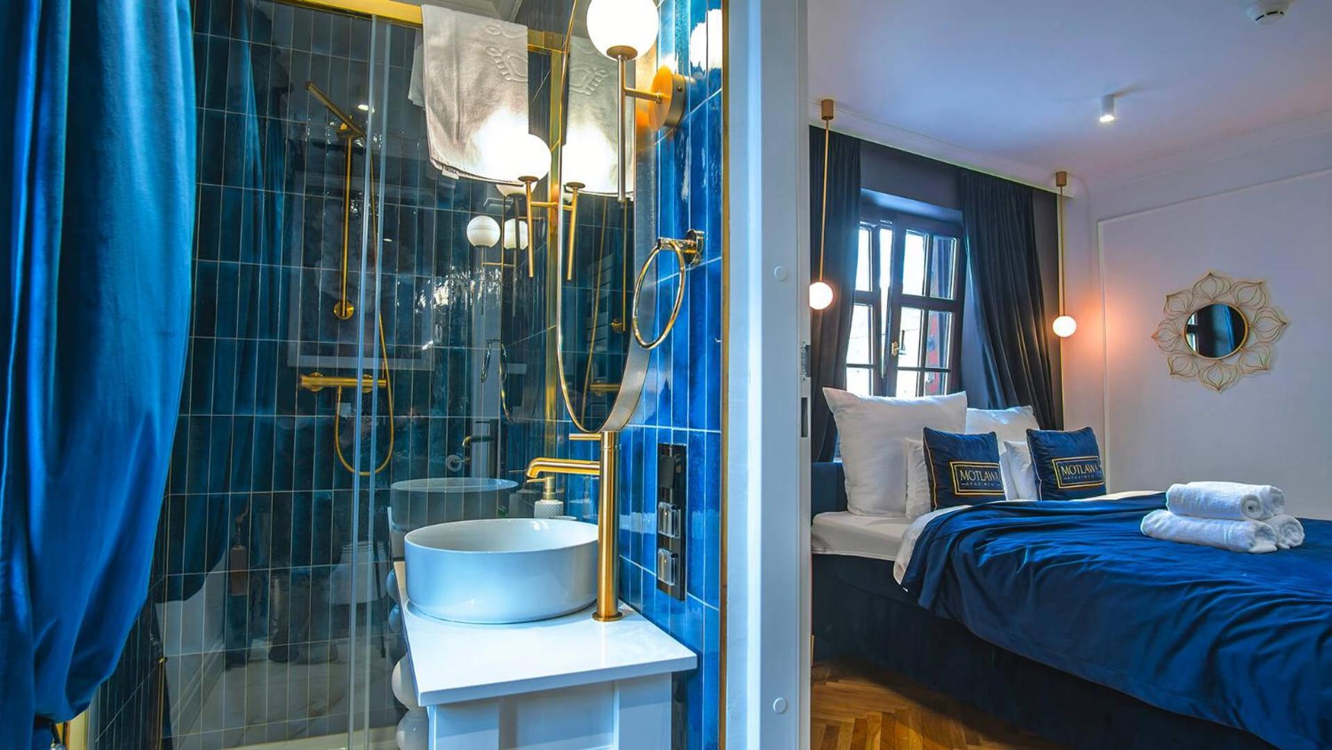 Motlawa Apartments - Old Town & River Viev, Fast Wifi غدانسك الغرفة الصورة